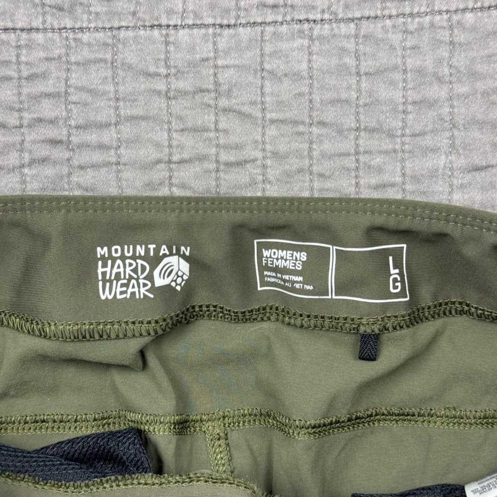 Mountain Hardwear Dynama High Rise Utility Jogger Pants Womens Large Cargo Green - Picture 6 of 12